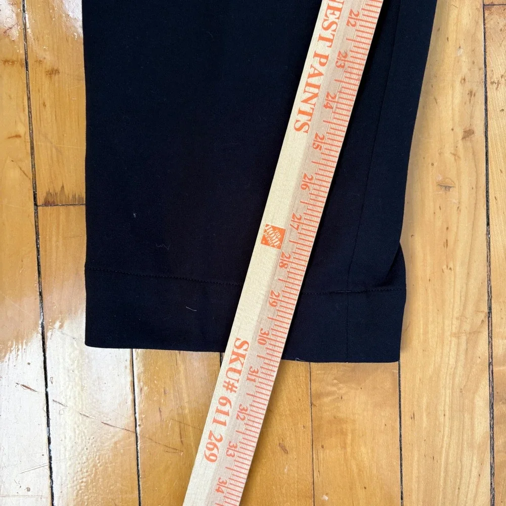 Polo Ralph Lauren Double Knit Suit Trousers Mens 39x30 Black Preppy Drawstring